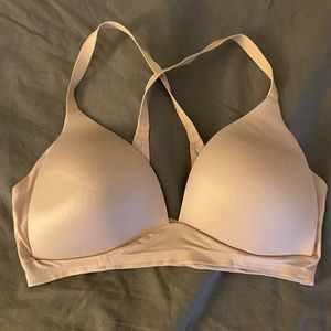 Aerie wireless nude bra size 32d
